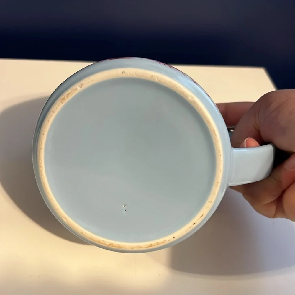Blue Floral Teapot